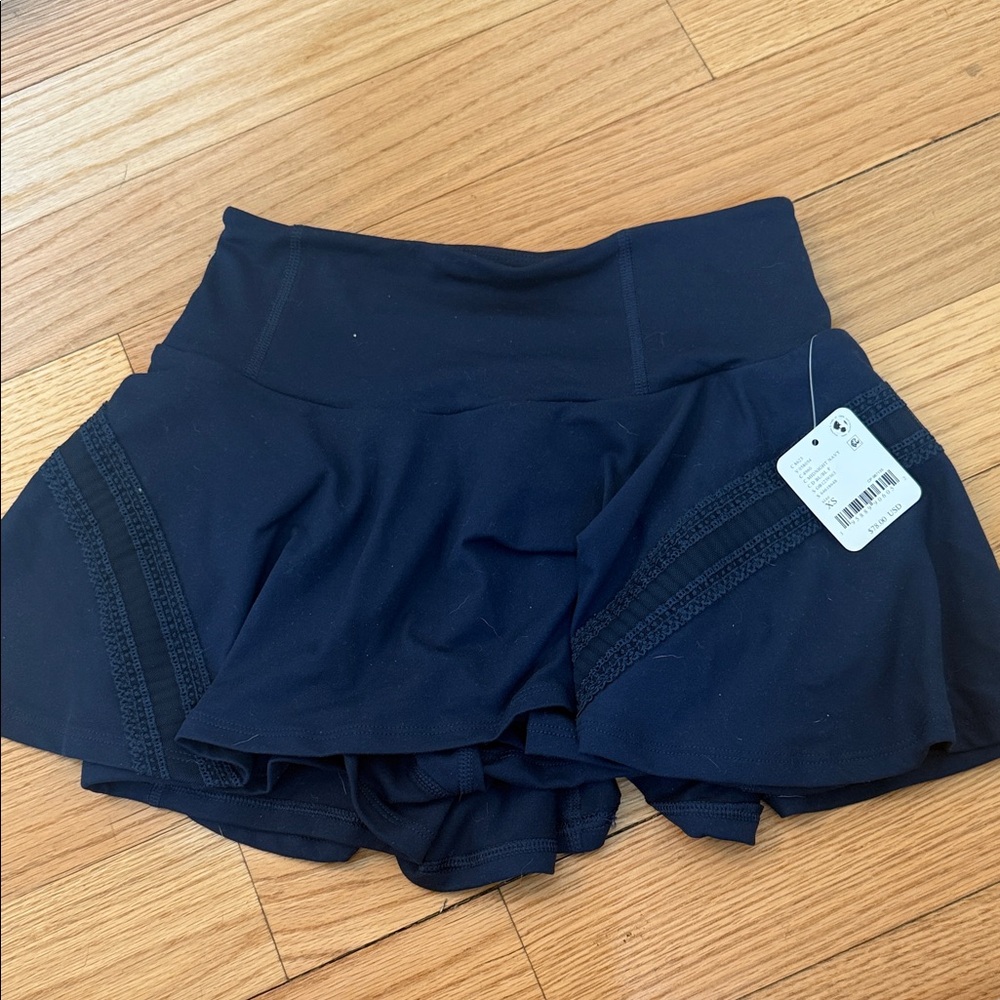 Womens navy free people skort xs